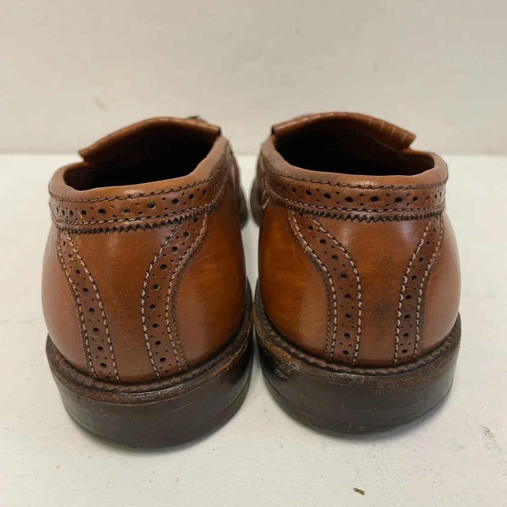 ALLEN EDMONDS Made In USA‎ Bridgeton Tassel Kiltie Loafer in Brown Size 8 C